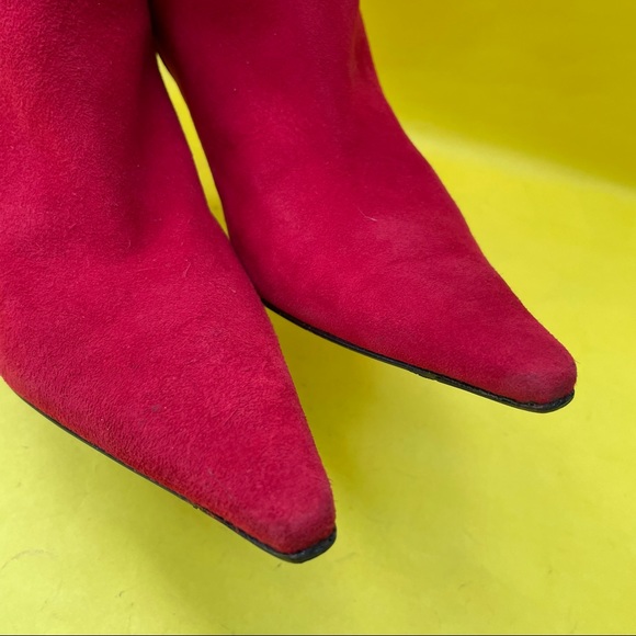 Vintage dark red Cesare Paciotti all leather boots - Picture 12 of 16